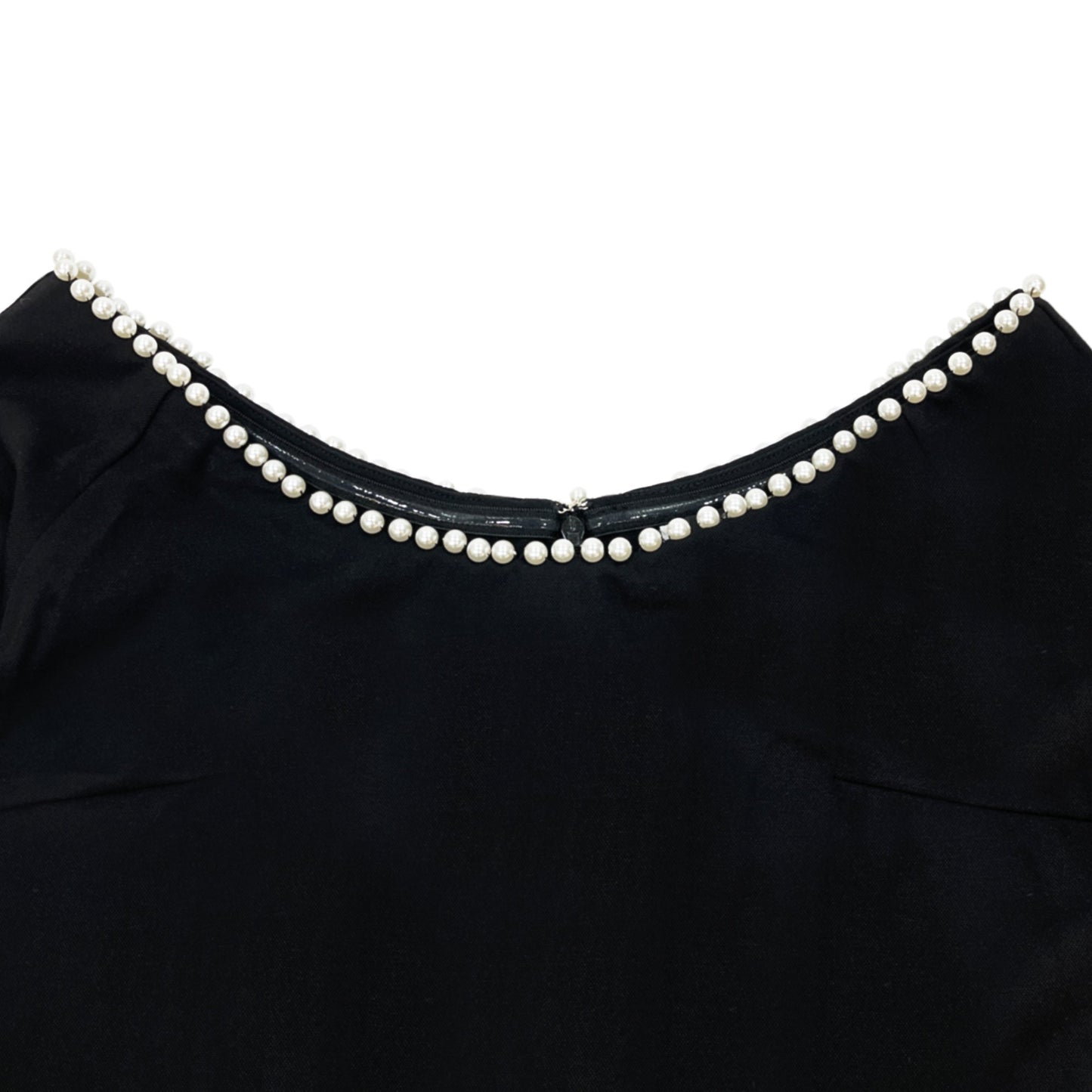 Label Mirror Dress With Pearl Details | Designer code: LM2022SS022 | Luxury Fashion Eshop | Lamode.com.hk
