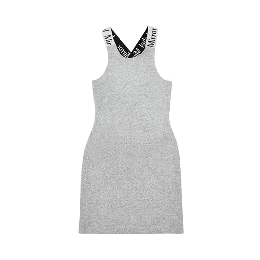 Label Mirror Ribbed Elastic Dress | Designer code: LM2022SS020 | Luxury Fashion Eshop | Lamode.com.hk