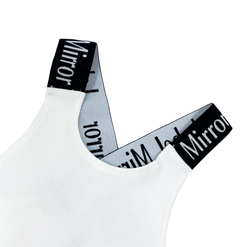 Label Mirror Ribbed Elastic Dress | Designer code: LM2022SS020 | Luxury Fashion Eshop | Lamode.com.hk