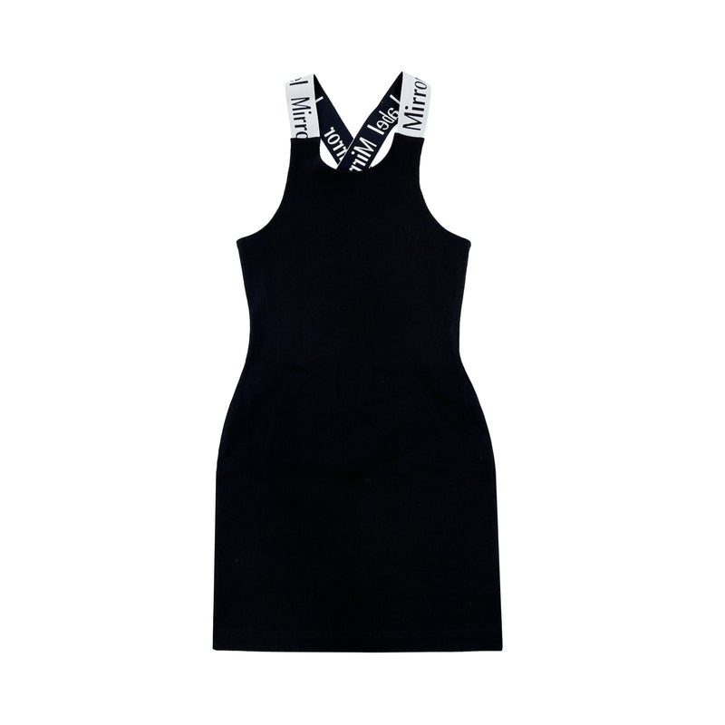 Label Mirror Ribbed Elastic Dress | Designer code: LM2022SS020 | Luxury Fashion Eshop | Lamode.com.hk