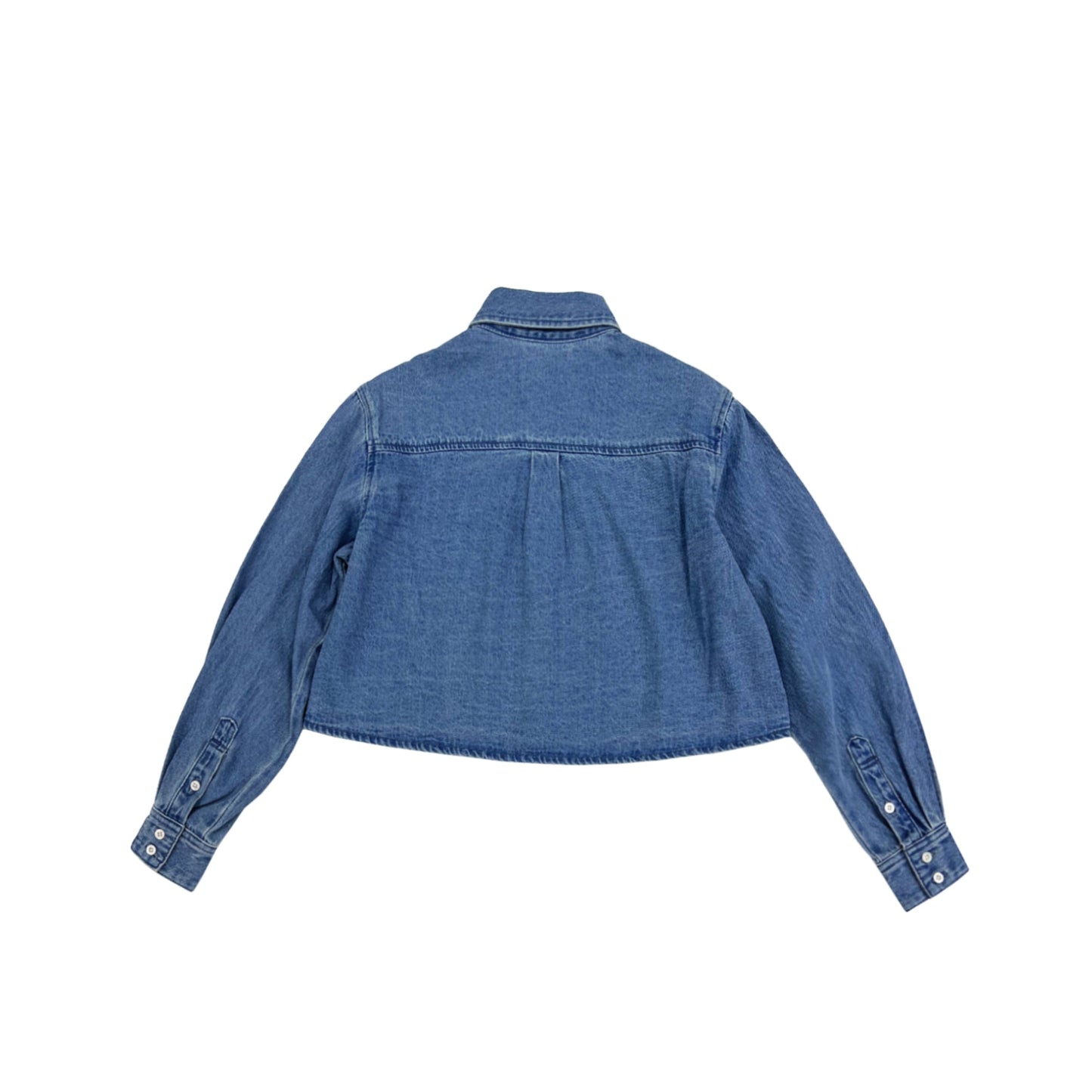 Label Mirror Cropped Shirt | Designer code: LM2022SS021 | Luxury Fashion Eshop | Lamode.com.hk