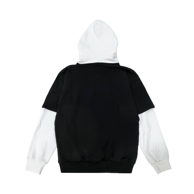 Label Mirror Double Layer Hoodies | Designer code: LM2022FW025 | Luxury Fashion Eshop | Lamode.com.hk