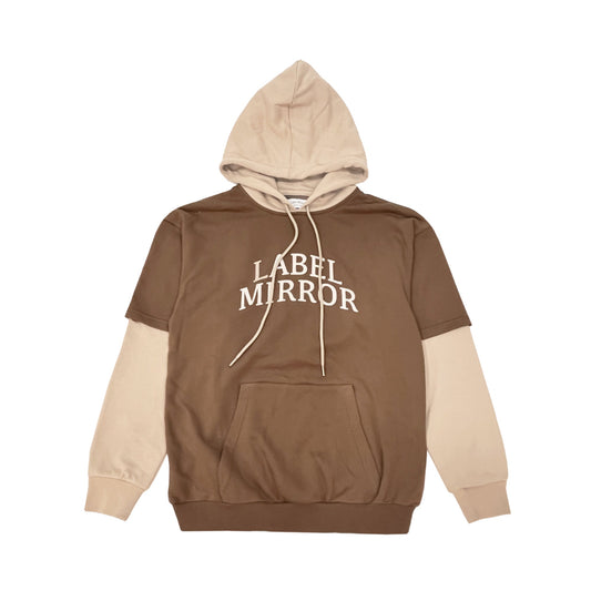 Label Mirror Double Layer Hoodies | Designer code: LM2022FW025 | Luxury Fashion Eshop | Lamode.com.hk