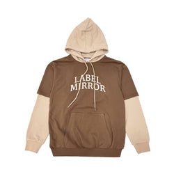Label Mirror Double Layer Hoodies | Designer code: LM2022FW025 | Luxury Fashion Eshop | Lamode.com.hk
