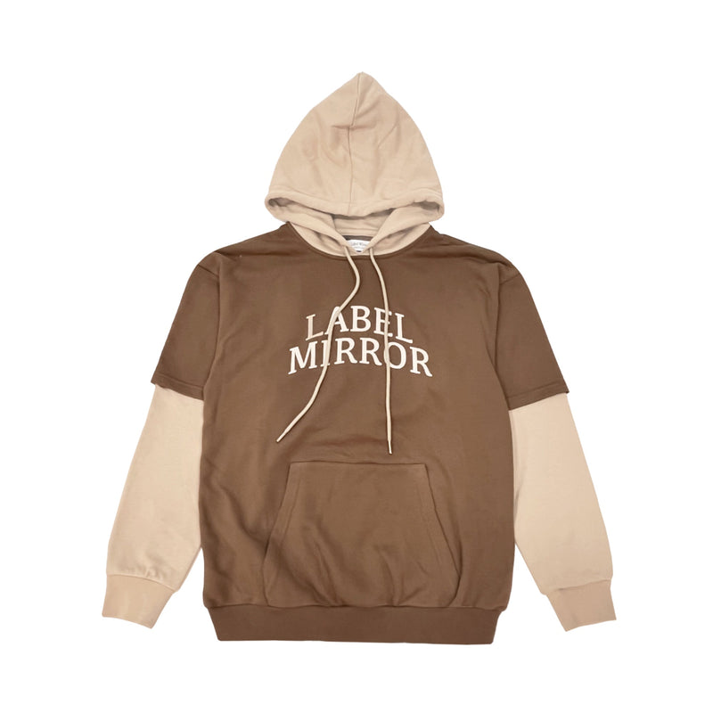 Label Mirror Double Layer Hoodies | Designer code: LM2022FW025 | Luxury Fashion Eshop | Lamode.com.hk