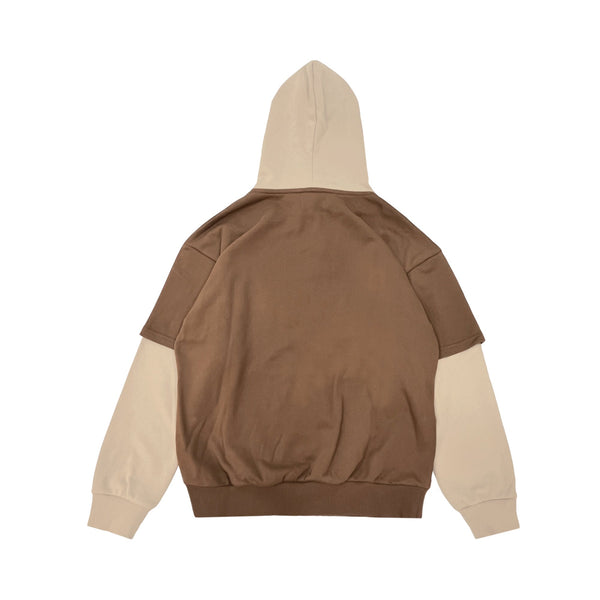 Label Mirror Double Layer Hoodies | Designer code: LM2022FW025 | Luxury Fashion Eshop | Lamode.com.hk