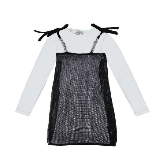 Label Mirror Layered Camisole Dress | Designer code: LM2022SS027 | Luxury Fashion Eshop | Lamode.com.hk