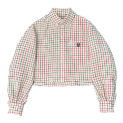 Label Mirror Plain Crop Shirt | Designer code: LM2022SS011 | Luxury Fashion Eshop | Lamode.com.hk
