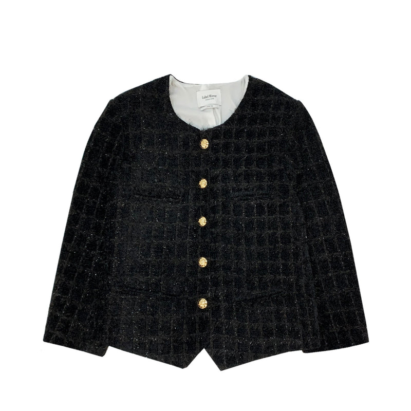 Label Mirror Tweed Jacket | Designer code: LM2022FW043 | Luxury Fashion Eshop | Lamode.com.hk