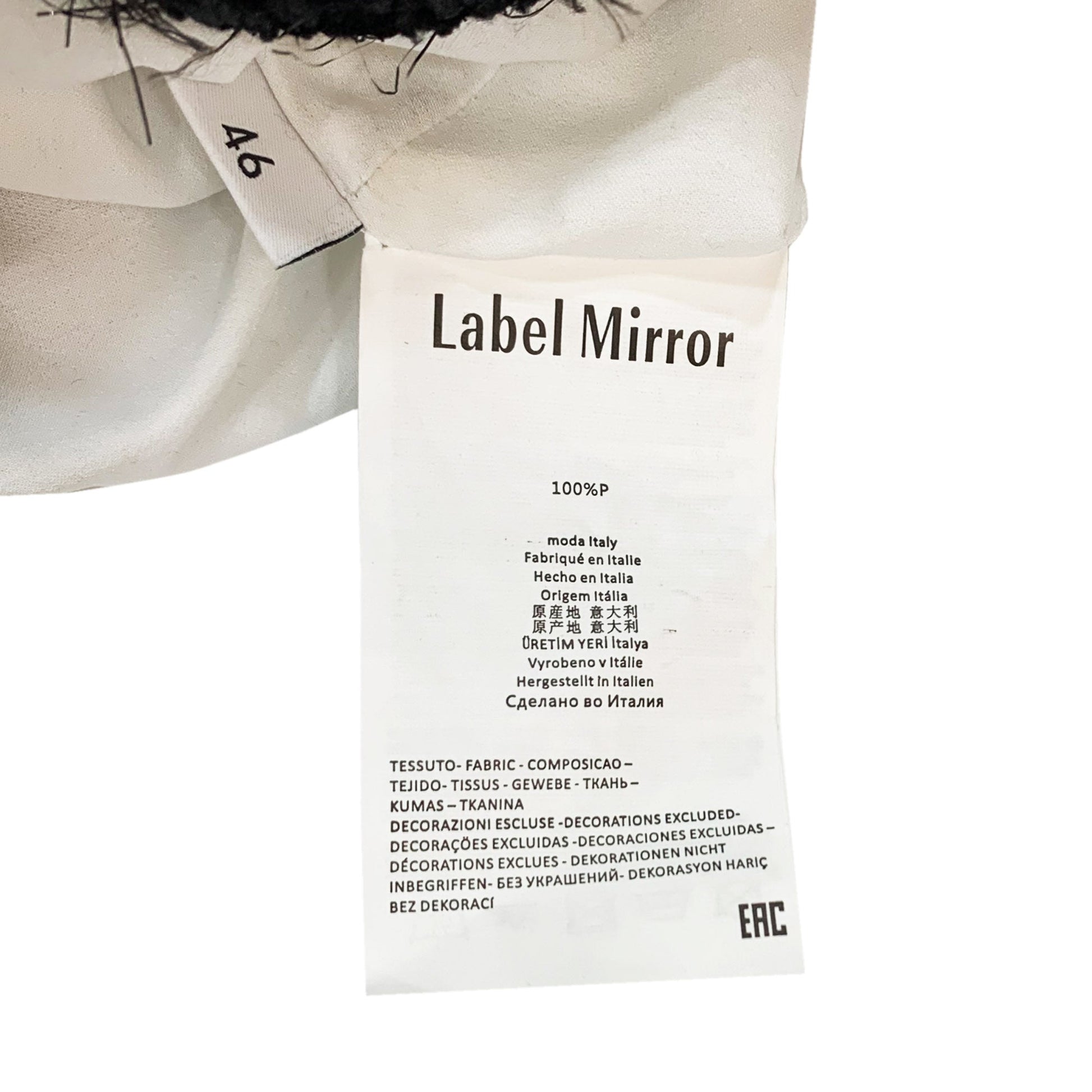 Label Mirror Tweed Jacket | Designer code: LM2022FW043 | Luxury Fashion Eshop | Lamode.com.hk