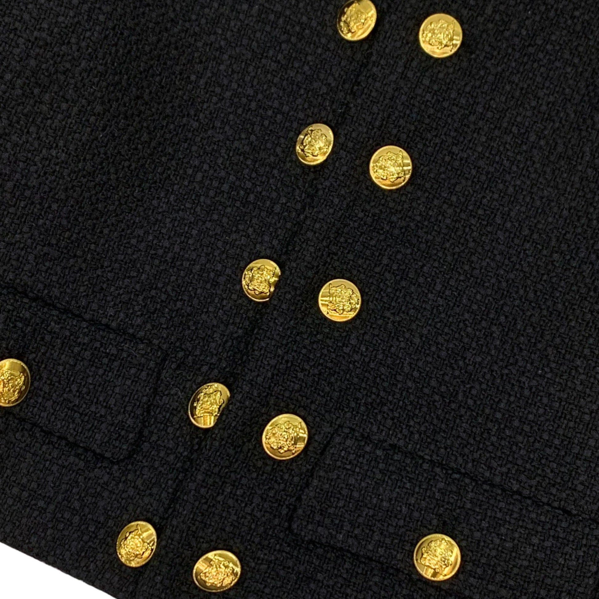 Label Mirror Tweed Jacket With Double Breasted | Designer code: LM2022FW044 | Luxury Fashion Eshop | Lamode.com.hk