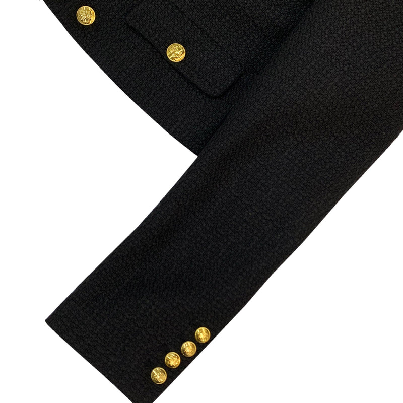 Label Mirror Tweed Jacket With Double Breasted | Designer code: LM2022FW044 | Luxury Fashion Eshop | Lamode.com.hk