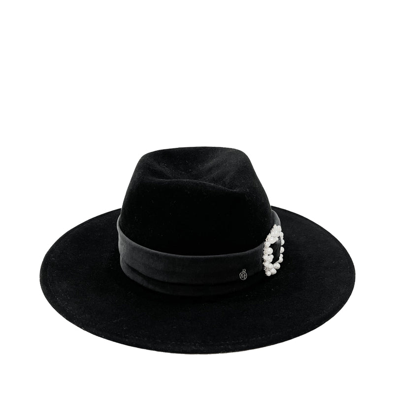 Maison Michel Hat With Square Buckle | Designer code: 1142019 | Luxury Fashion Eshop | Lamode.com.hk