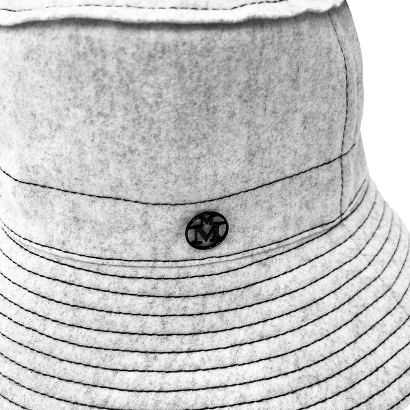 Maison Michel Stitching Detail Hat | Designer code: 2422001 | Luxury Fashion Eshop | Lamode.com.hk