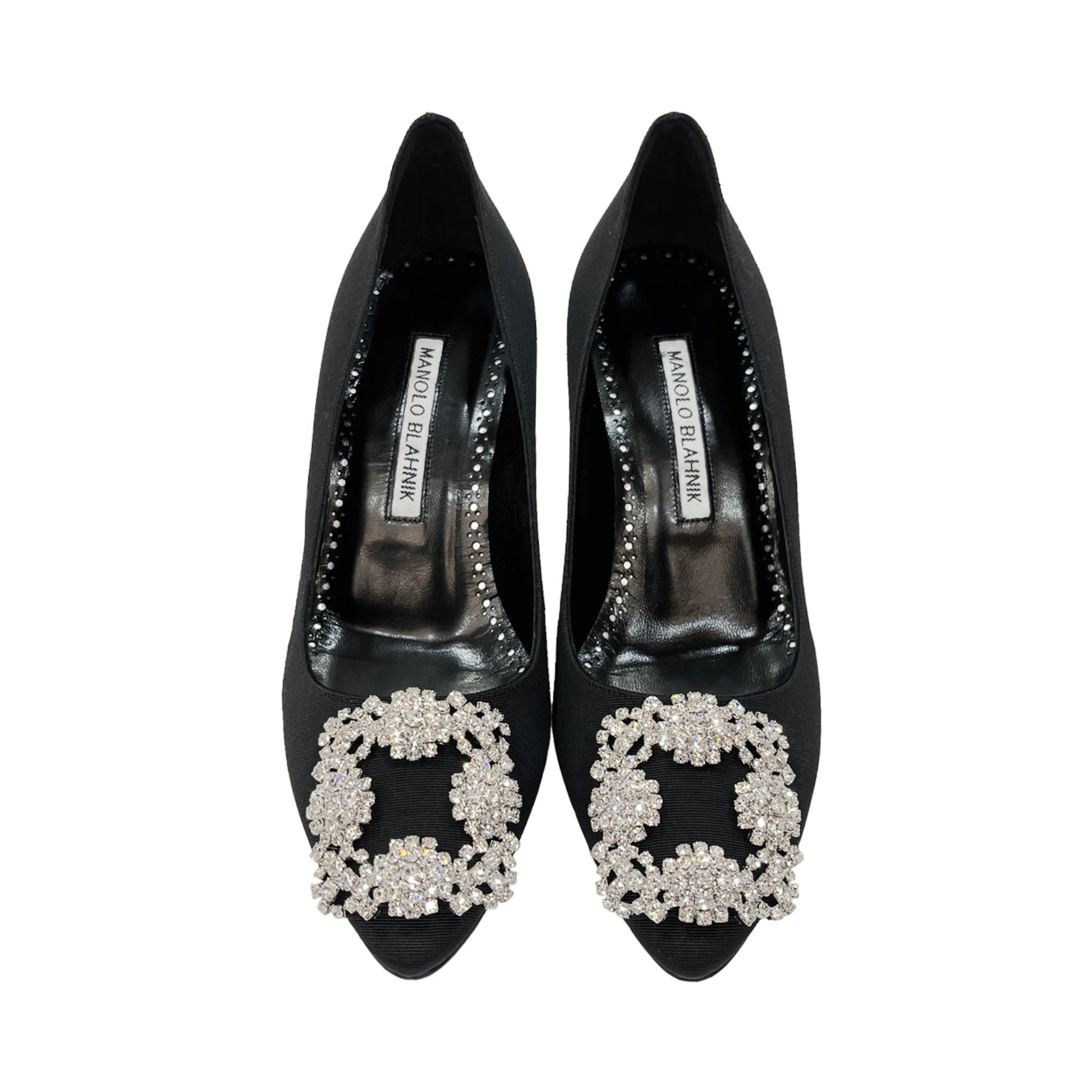 Manolo Blahnik Crystal Embellished Pumps | Designer code: 3222217 | Luxury Fashion Eshop | Lamode.com.hk