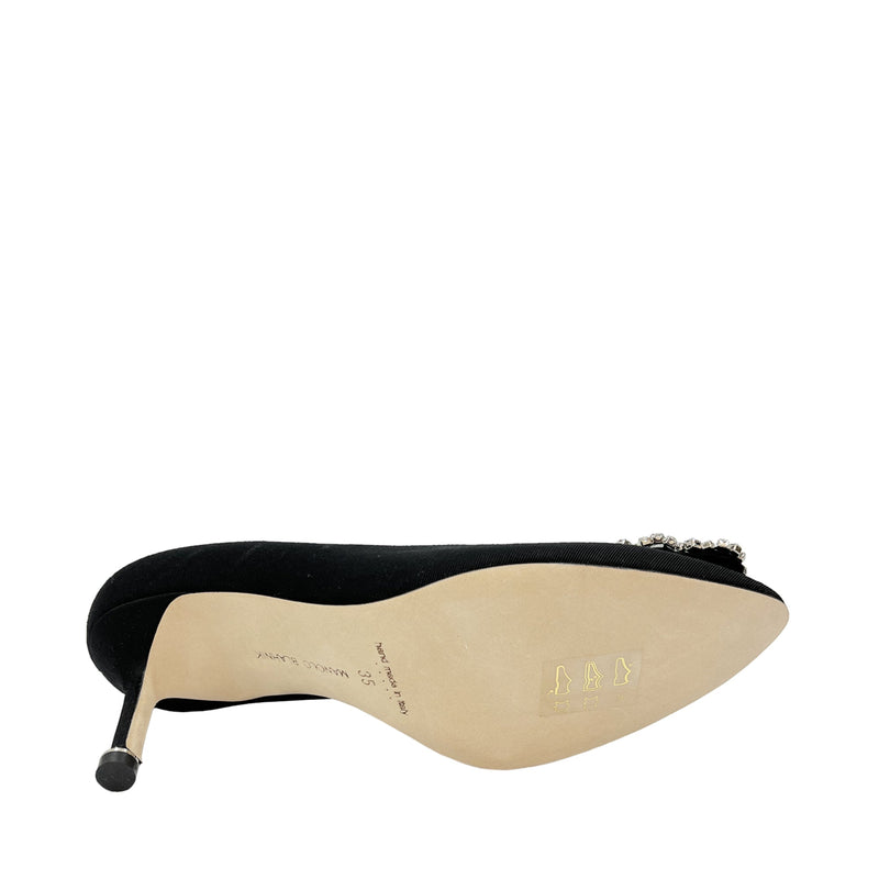 Manolo Blahnik Crystal Embellished Pumps | Designer code: 3222217 | Luxury Fashion Eshop | Lamode.com.hk