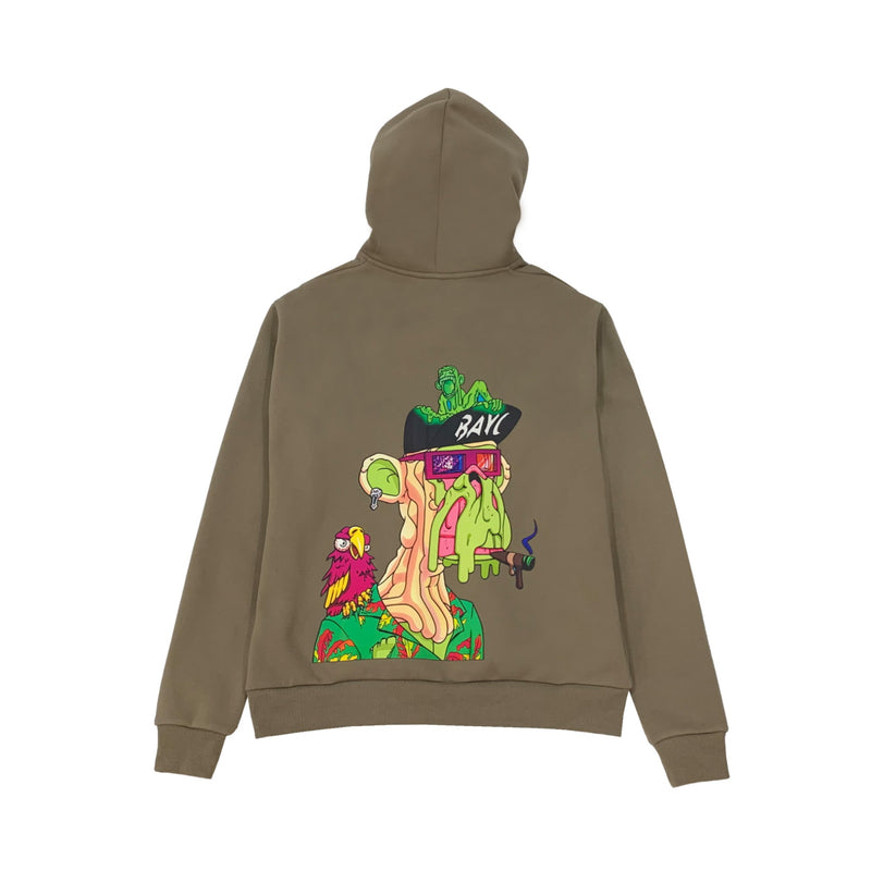 Miuccia BAYC Zip Up Hoodie | Designer code: MC2022AW0066 | Luxury Fashion Eshop | Lamode.com.hk