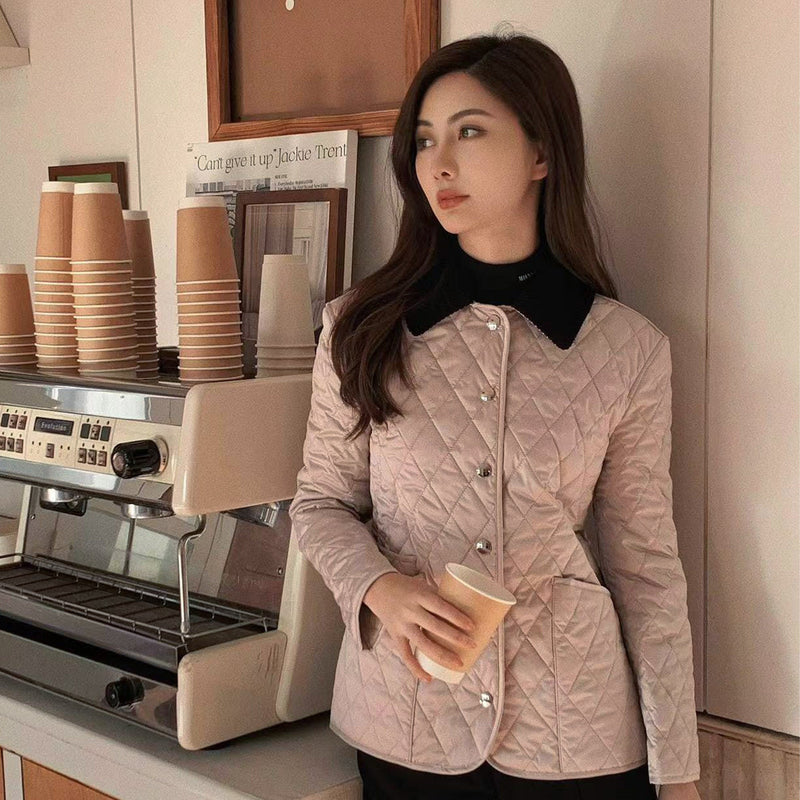 Miuccia Diamond Quilted Jacket | Designer code: MC2022AW0025 | Luxury Fashion Eshop | Lamode.com.hk