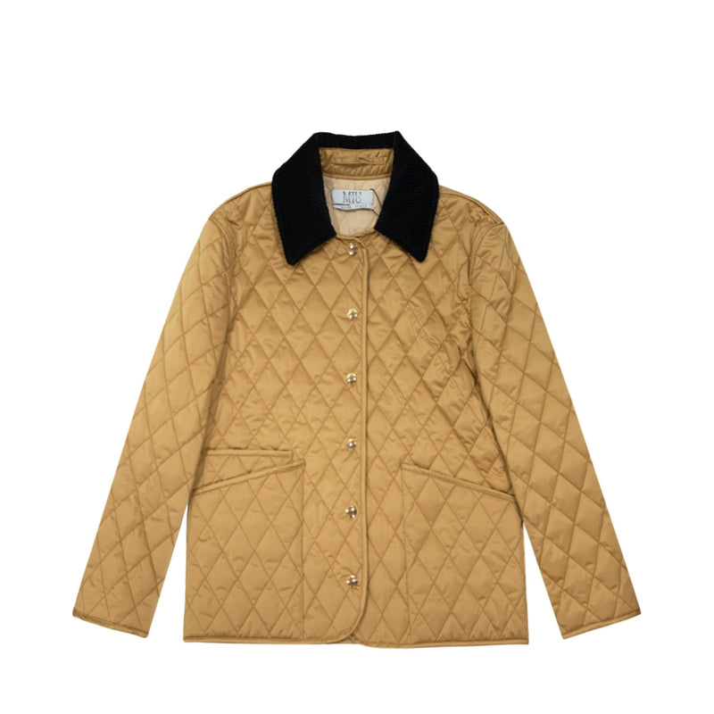 Miuccia Diamond Quilted Jacket | Designer code: MC2022AW0025 | Luxury Fashion Eshop | Lamode.com.hk