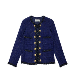 Miuccia Double Breasted Tweed Jacket | Designer code: MC2022AW0081 | Luxury Fashion Eshop | Lamode.com.hk