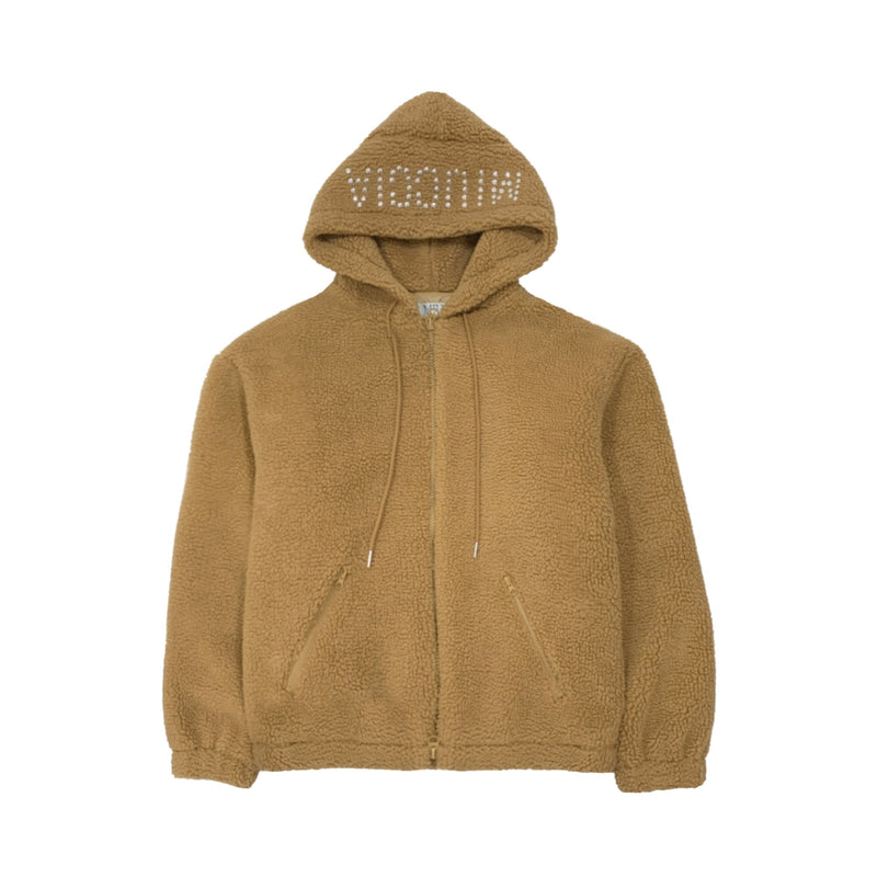Miuccia Fleece Zip Up Hoodie | Designer code: MC2022AW0097 | Luxury Fashion Eshop | Lamode.com.hk