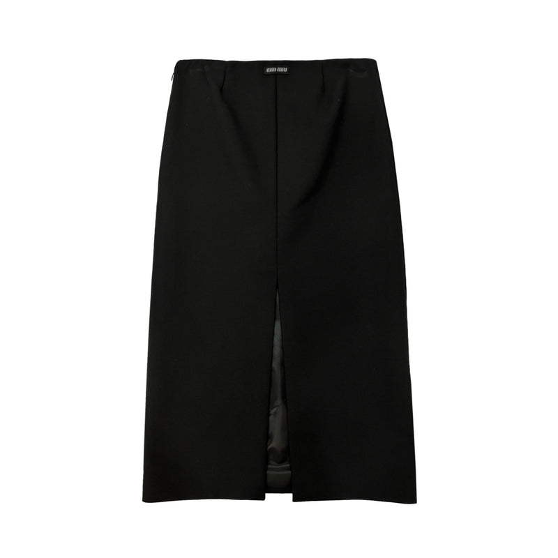 Miu Miu Jersey Midi Skirt | Designer code: MG17711CS1 | Luxury Fashion Eshop | Lamode.com.hk