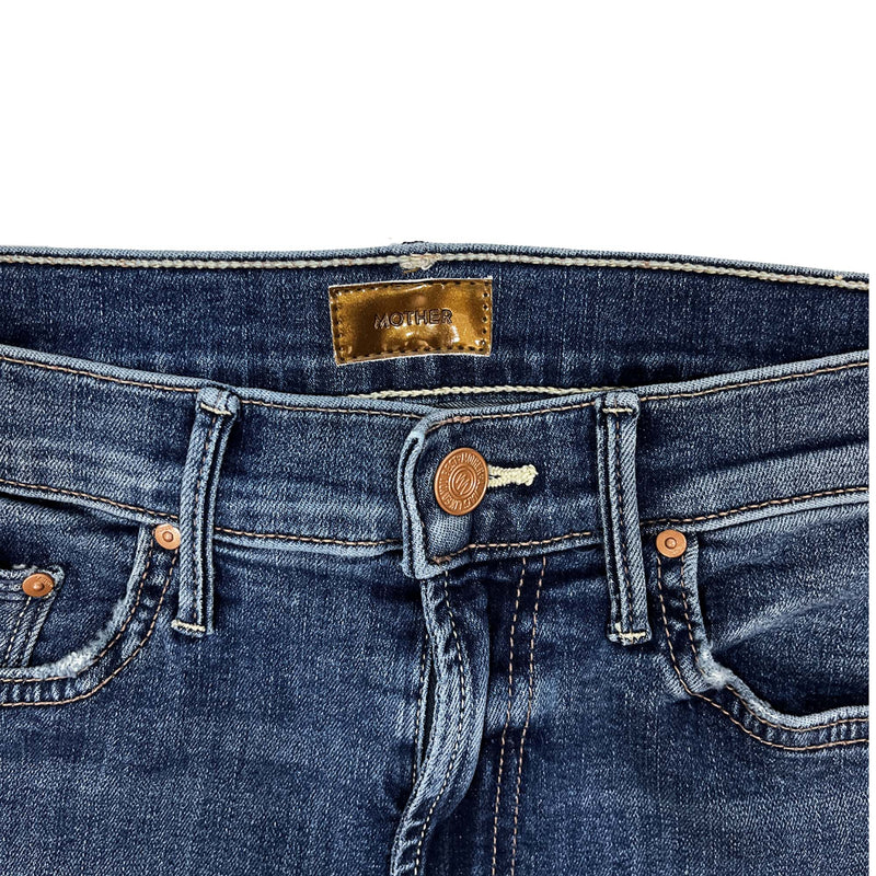 Mother Alana Mid Rise Cropped Jeans | Designer code: 1417104 | Luxury Fashion Eshop | Lamode.com.hk
