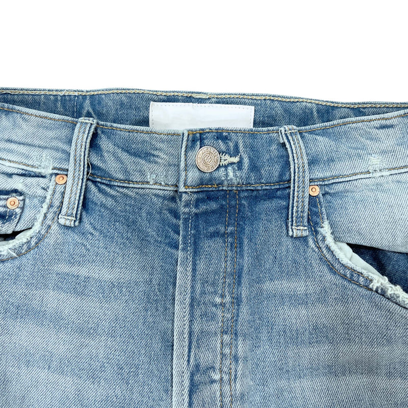 Mother Ripped Cropped Jeans | Designer code: 1364259 | Luxury Fashion Eshop | Lamode.com.hk