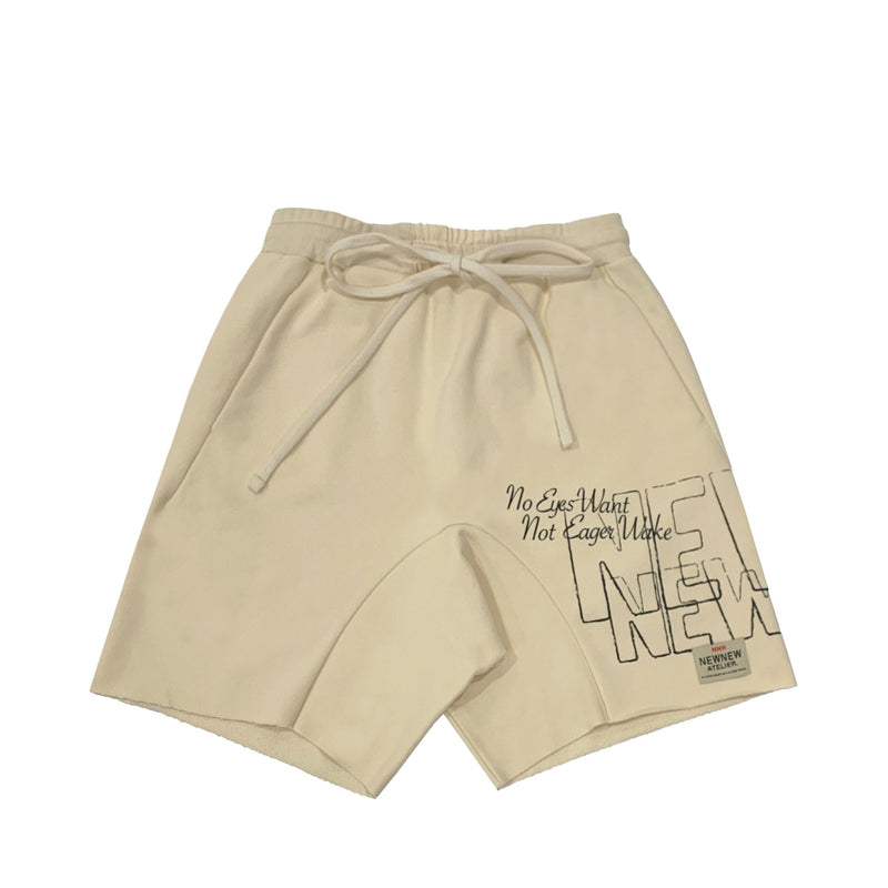 New New Atelier Logo Print Shorts | Designer code: NNA22SS021 | Luxury Fashion Eshop | Lamode.com.hk