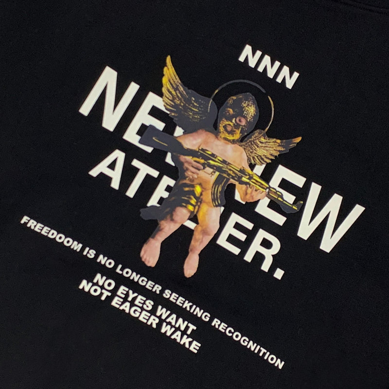 New New Atelier Angel Print Hoodie | Designer code: NNA22SS012 | Luxury Fashion Eshop | Lamode.com.hk