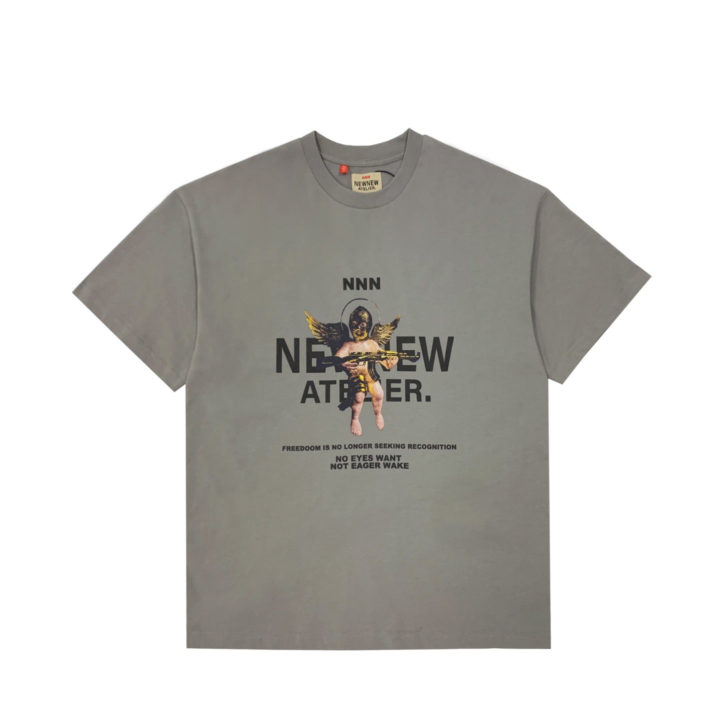 New New Atelier Angel Print T-shirt | Designer code: NNA22SS027 | Luxury Fashion Eshop | Lamode.com.hk