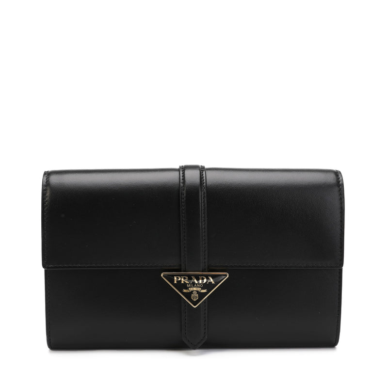 Prada Rectangular Logo Clutch Bag | Designer code: 1MF019070 | Luxury Fashion Eshop | Lamode.com.hk