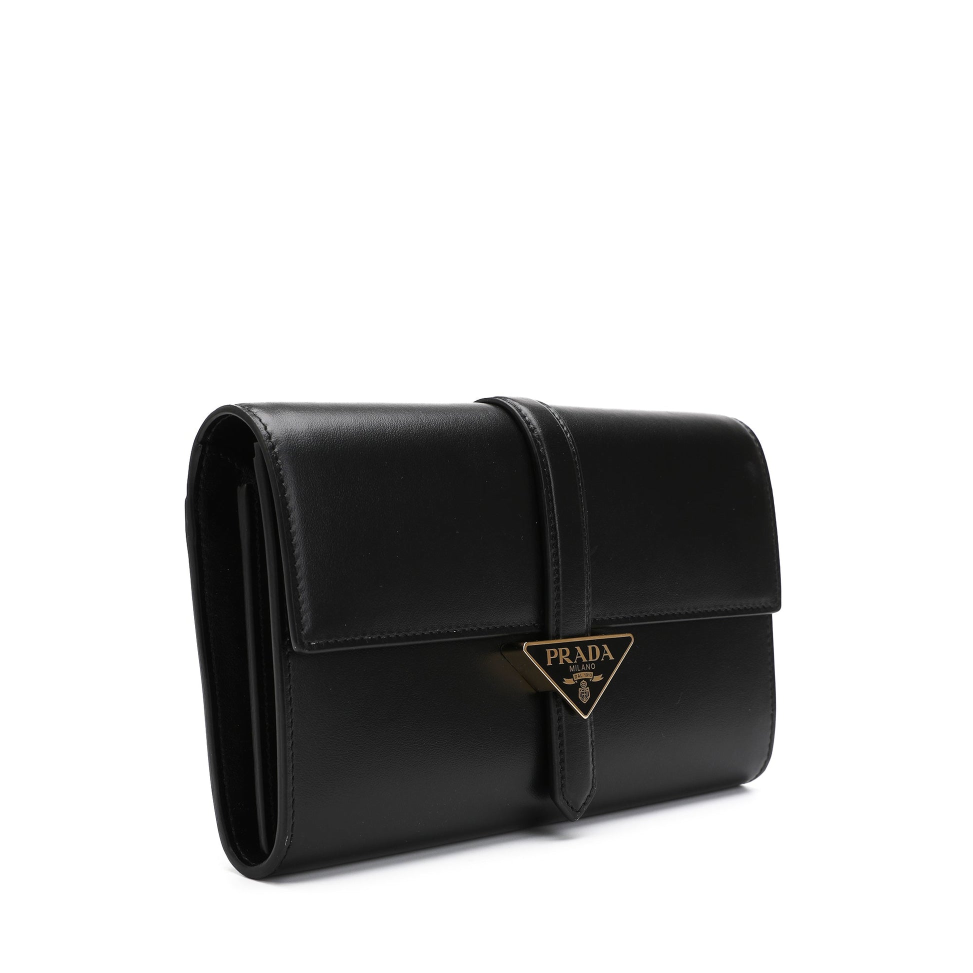 Prada Rectangular Logo Clutch Bag | Designer code: 1MF019070 | Luxury Fashion Eshop | Lamode.com.hk