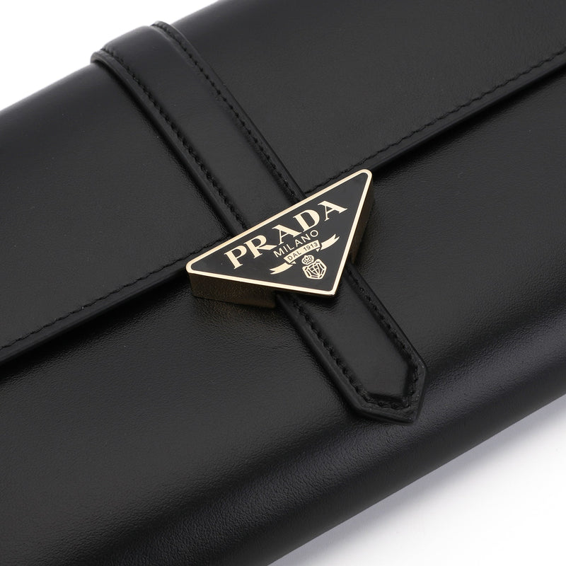 Prada rectangular logo clutch bag Clearance