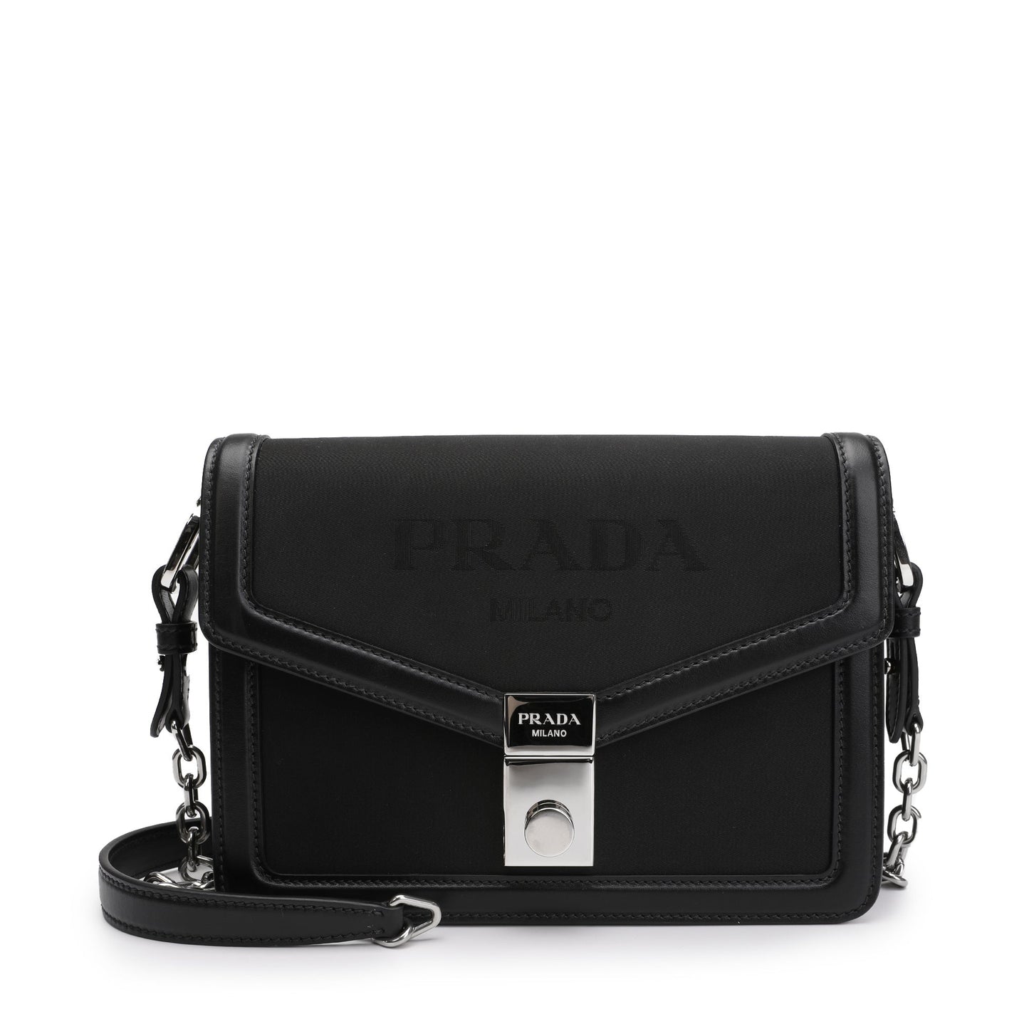 Prada Logo Embossed Crossbody Bag | Designer code: 1BD253VCOH2DLM | Luxury Fashion Eshop | Lamode.com.hk