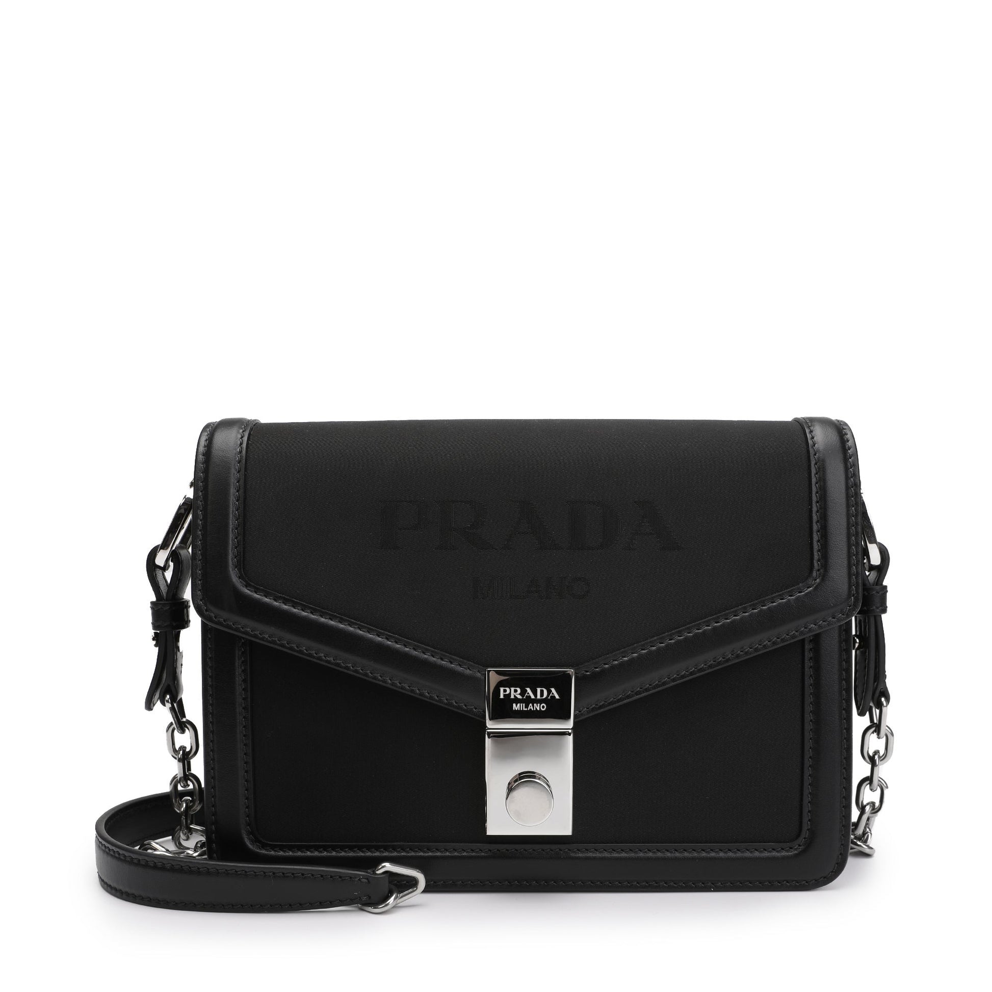 Prada Logo Embossed Crossbody Bag | Designer code: 1BD253VCOH2DLM | Luxury Fashion Eshop | Lamode.com.hk