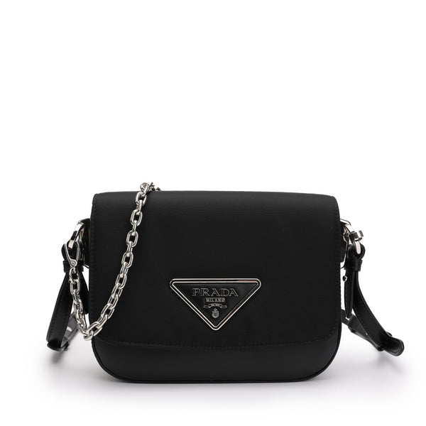 Prada Identity Logo Plaque Shoulder Bag | Designer code: 1BD263VIOO2DLN | Luxury Fashion Eshop | Lamode.com.hk