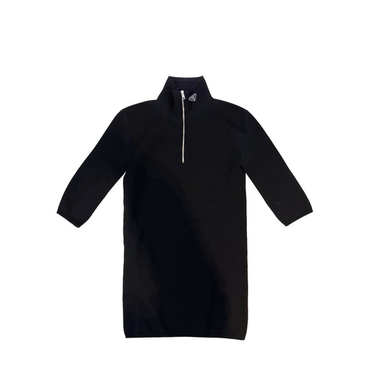 Prada Logo Plaque Zipped Jumper | Designer code: P26414S2121Y86 | Luxury Fashion Eshop | Lamode.com.hk