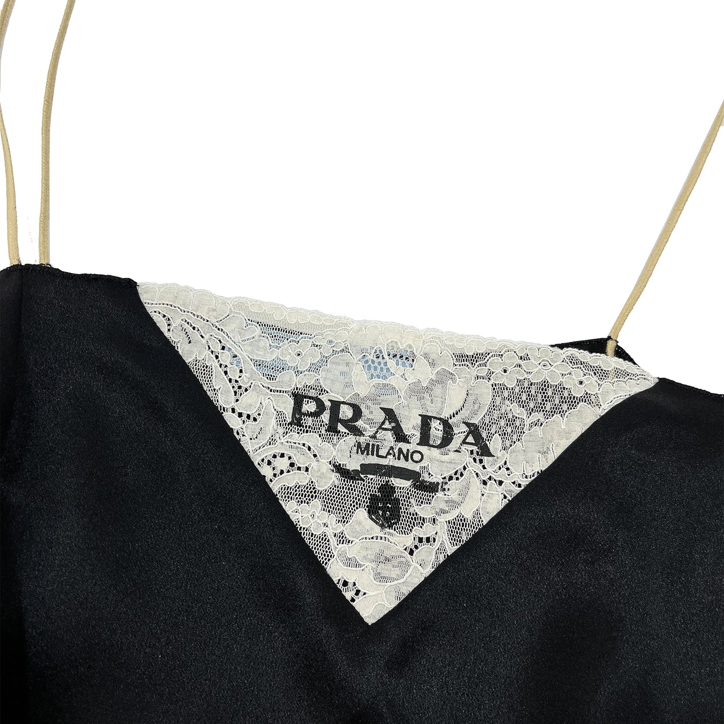 Prada Crepe Satin Mini Dress | Designer code: P3G76KS2211P7N | Luxury Fashion Eshop | Lamode.com.hk
