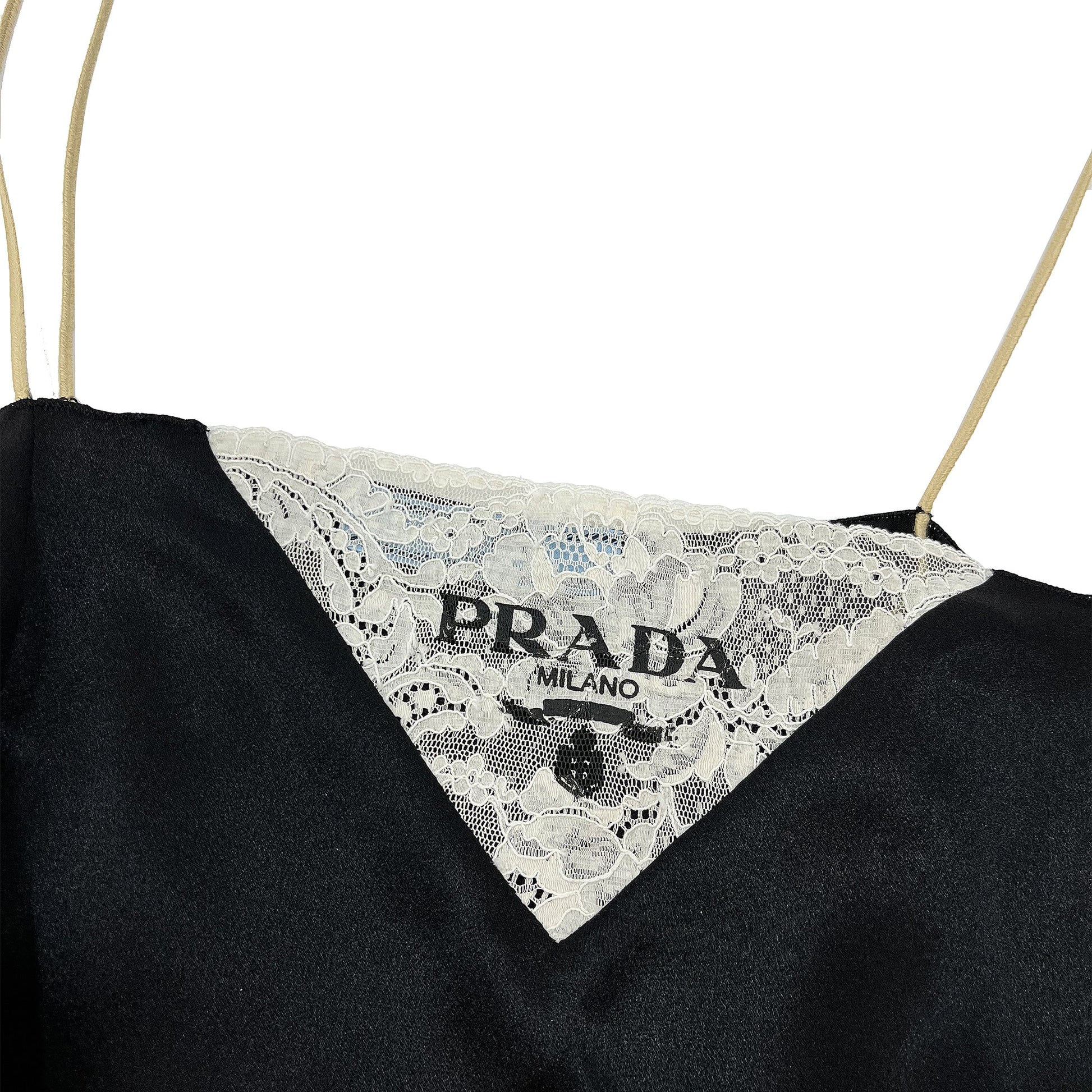 Prada Crepe Satin Mini Dress | Designer code: P3G76KS2211P7N | Luxury Fashion Eshop | Lamode.com.hk