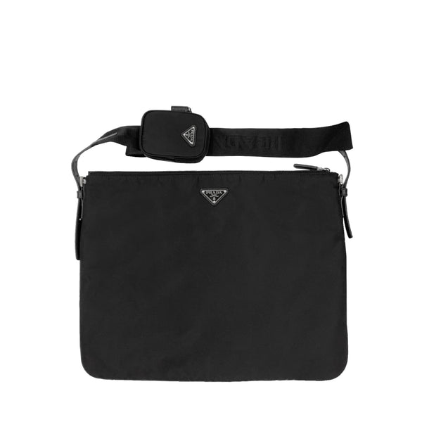 Prada Logo Messenger Bag | Designer code: 2VH121VOOO064 | Luxury Fashion Eshop | Lamode.com.hk