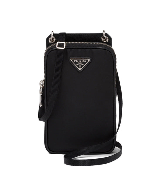 Prada Nylon Phone Holder | Designer code: 2ZT0122DMI | Luxury Fashion Eshop | Lamode.com.hk