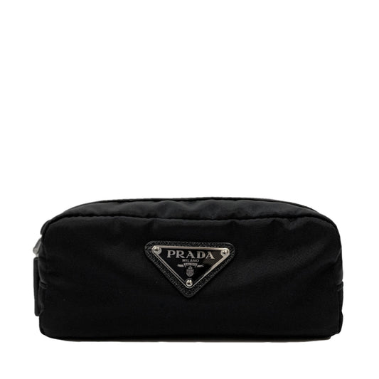 Prada Triangle Logo Plaque Wash Bag | Designer code: 2NA0462DMH | Luxury Fashion Eshop | Lamode.com.hk
