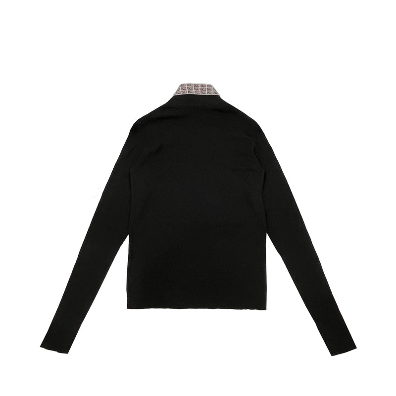Prada Jacquard Motif Turtleneck Sweater | Designer code: UMR527S22211IS | Luxury Fashion Eshop | Lamode.com.hk