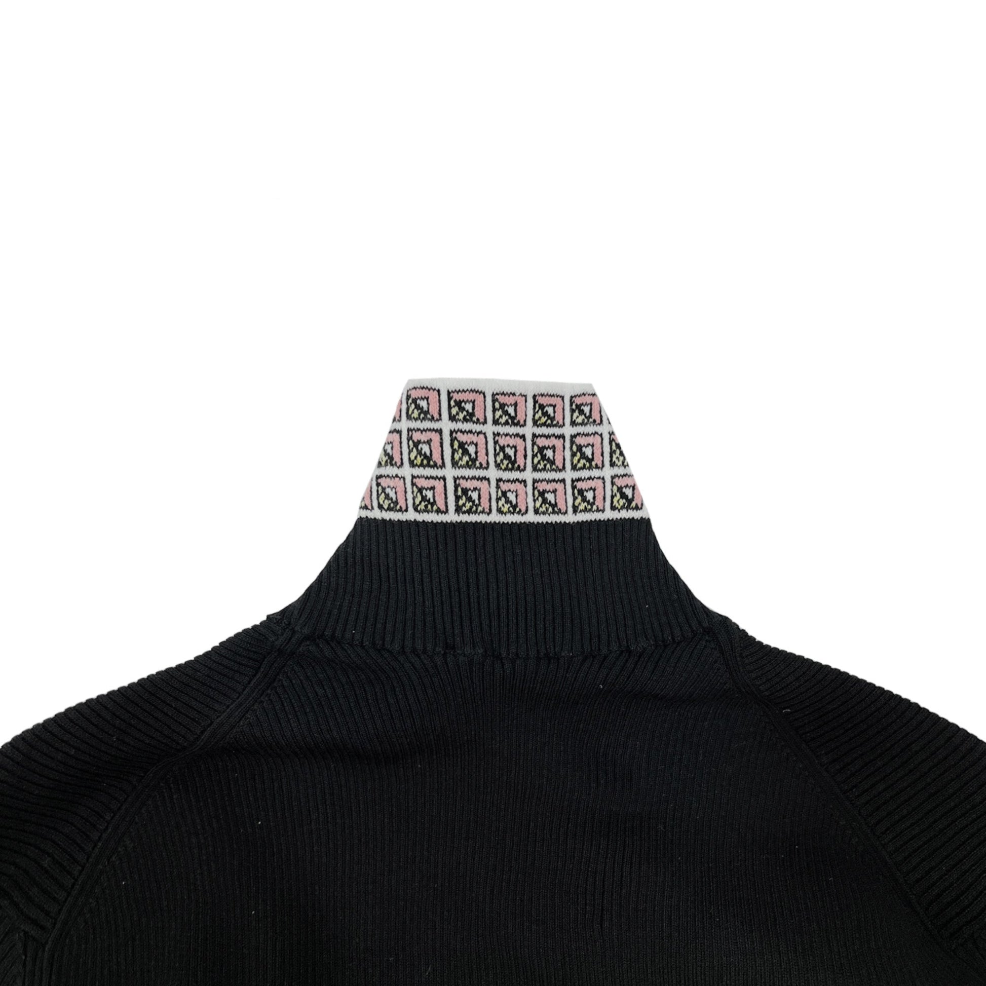 Prada Jacquard Motif Turtleneck Sweater | Designer code: UMR527S22211IS | Luxury Fashion Eshop | Lamode.com.hk