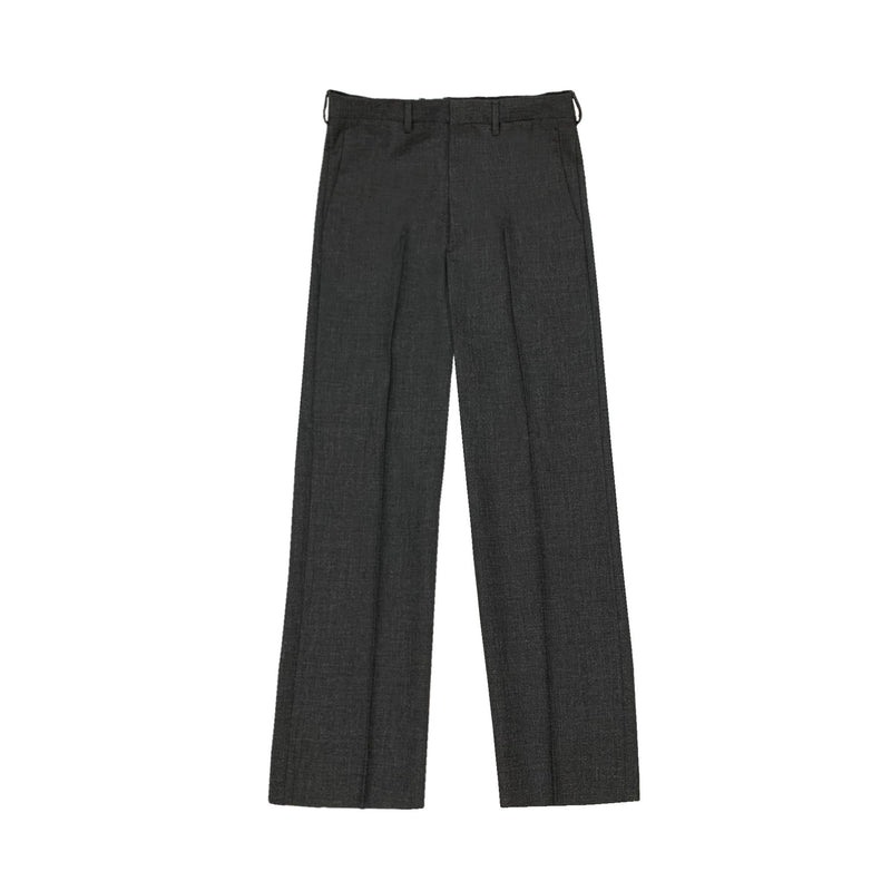 Prada Melange Dark Grey Wool Pant | Designer code: UPA669S22211CZ | Luxury Fashion Eshop | Lamode.com.hk