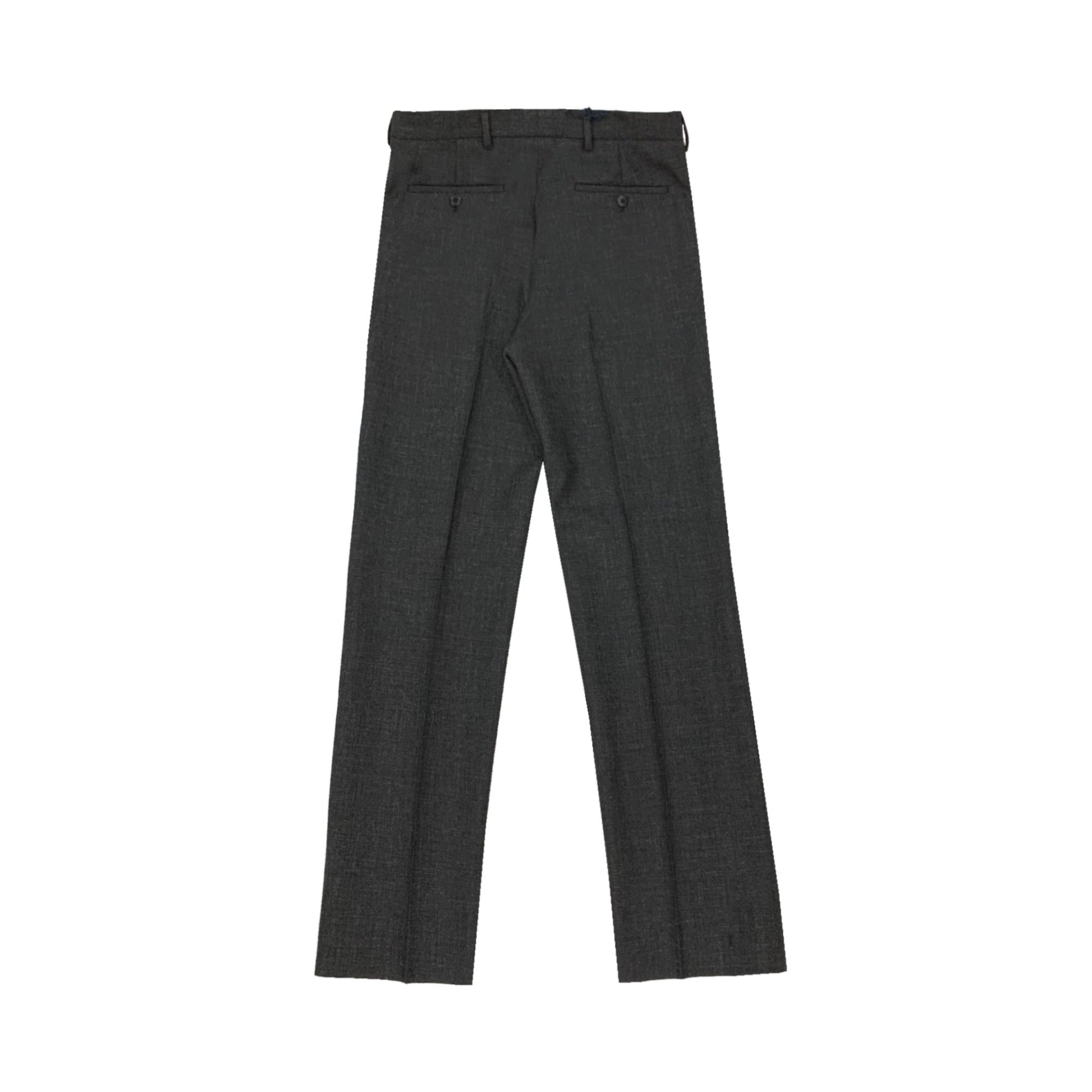 Prada Melange Dark Grey Wool Pant | Designer code: UPA669S22211CZ | Luxury Fashion Eshop | Lamode.com.hk