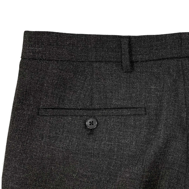 Prada Melange Dark Grey Wool Pant | Designer code: UPA669S22211CZ | Luxury Fashion Eshop | Lamode.com.hk