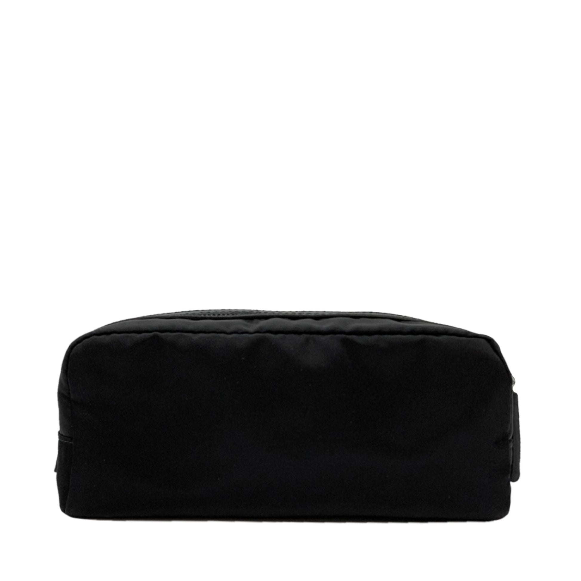 Prada Triangle Logo Plaque Wash Bag | Designer code: 2NA0462DMH | Luxury Fashion Eshop | Lamode.com.hk