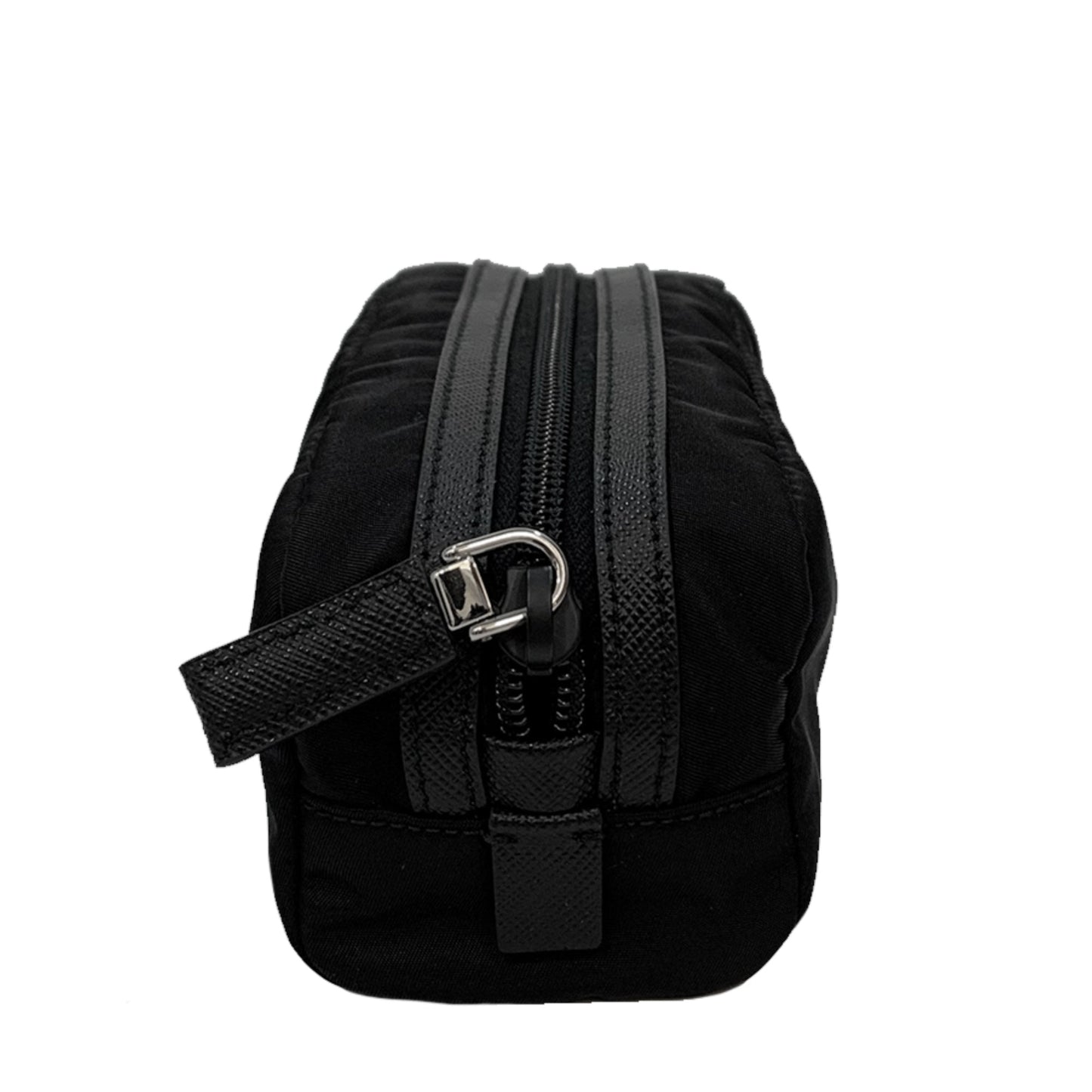 Prada Triangle Logo Plaque Wash Bag | Designer code: 2NA0462DMH | Luxury Fashion Eshop | Lamode.com.hk
